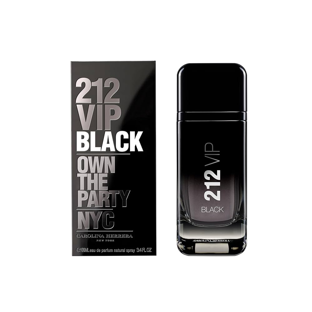 212 VIP Black by Carolina Herrera – for Men